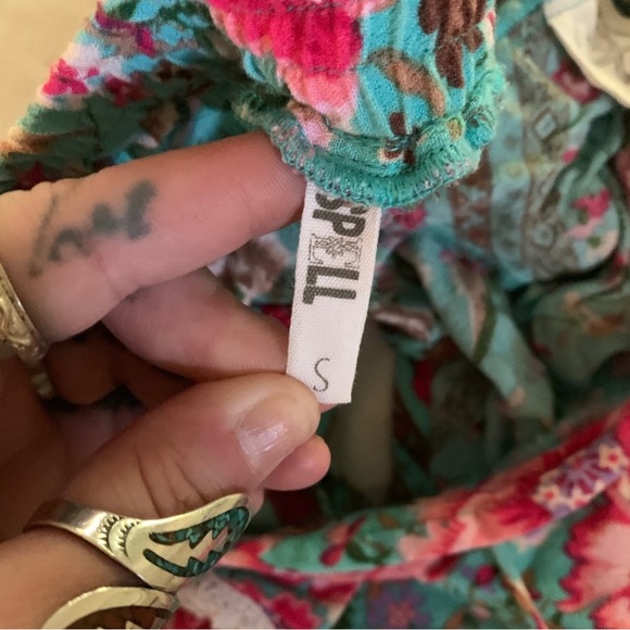 Spell babushka turquoise shorts size small - Picture 6 of 11